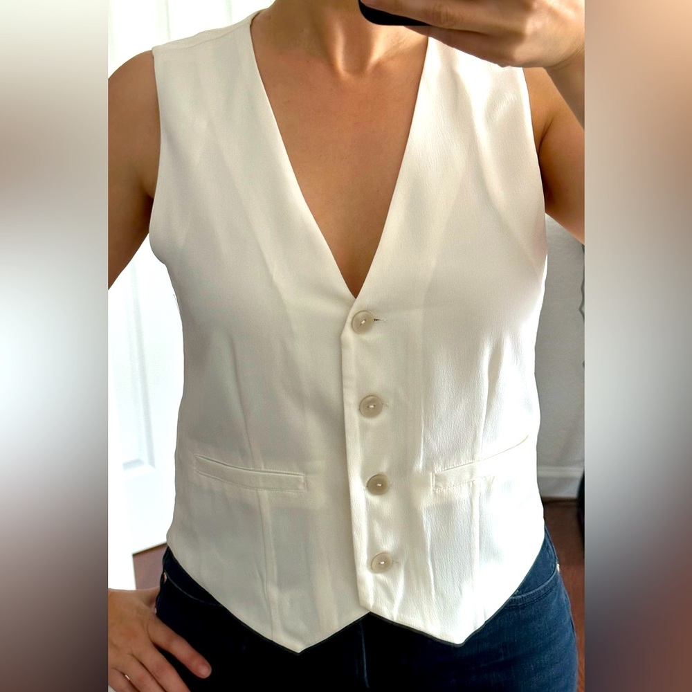 Abercrombie & Fitch Button Vest